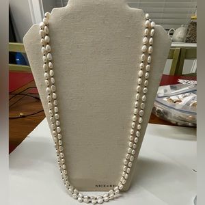LUC 925 CN long pearl necklace